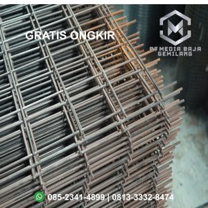 Besi Wiremesh SNI 10mm (M10) – 150 X 150 – 2.1m X 5.4m