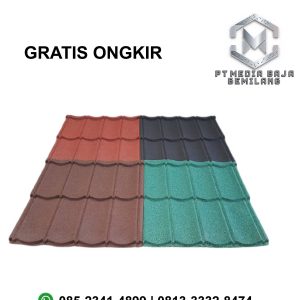 Genteng Metal Pasir Multi Roof 2 X 5 X 0.40 mm – Pretty Maroon