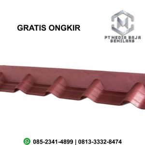 Apron Piece Onduvilla 102cm X 14cm – Red