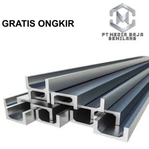 Besi UNP SNI 100 X 50 X 5mm X 6m